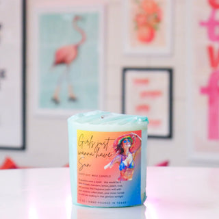 Girls Just Wanna Have Sun Candle Refill