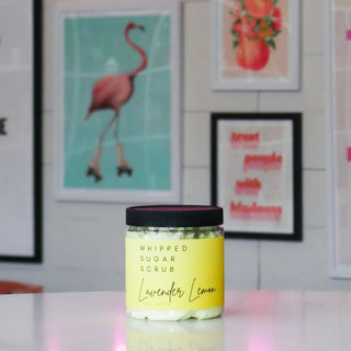Lavender Lemon Whipped Sugar Scrub