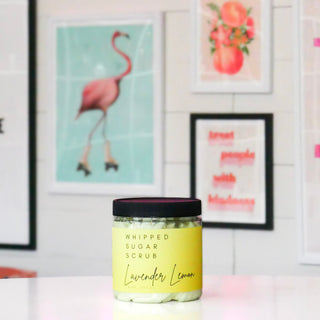 Lavender Lemon Whipped Sugar Scrub