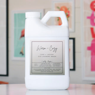 Warm + Cozy Luxe + Lavish Eco Laundry Wash