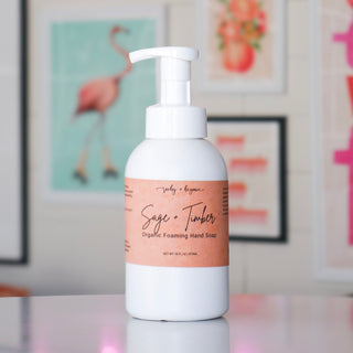 Sage + Timber Organic Foaming Hand Soap