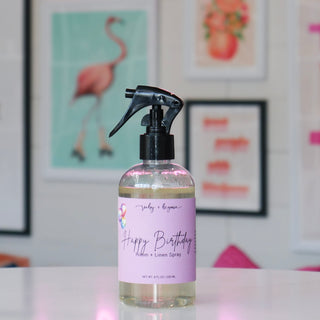 Happy Birthday Room + Linen Spray