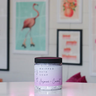 Jasmine + Coconut Whipped Bath Soap