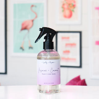 Jasmine + Coconut Room + Linen Spray
