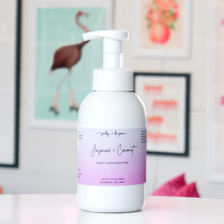 Jasmine + Coconut Organic Foaming Hand Soap