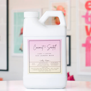 Coconut + Santal Luxe + Lavish Eco Laundry Wash