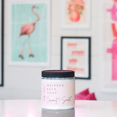 Coconut + Santal Whipped Bath Soap