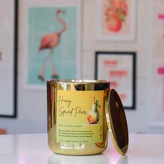 Honey Spiced Pear Soy Candle