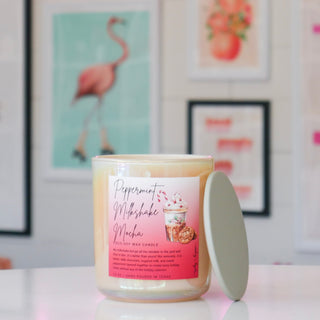 Peppermint Milkshake Mocha Soy Candle