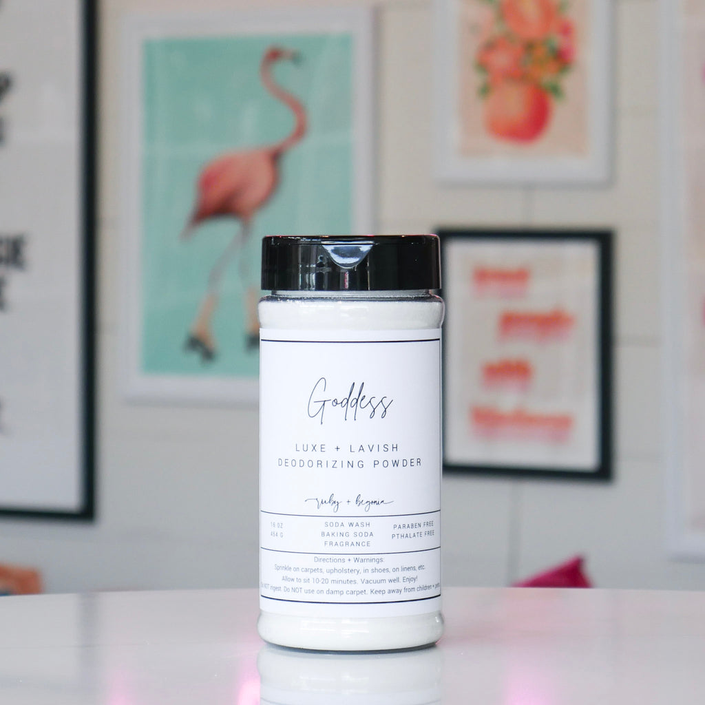 Goddess Luxe + Lavish Deodorizing Powder – Ruby + Begonia