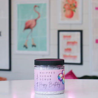 Happy Birthday Whipped Sugar Scrub