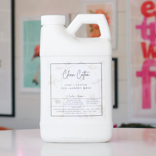 Clean Cotton Luxe + Lavish Eco Laundry Wash