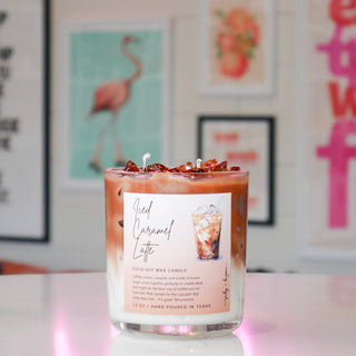 Iced Caramel Latte Soy Candle