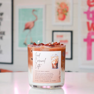 Iced Caramel Latte Soy Candle