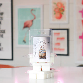 Packaged wax melts with a white label, titled 'Vivienne Jade'.