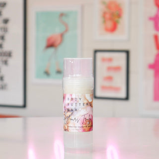 Body Butter Bar with a floral design, labeled Yours Truly.