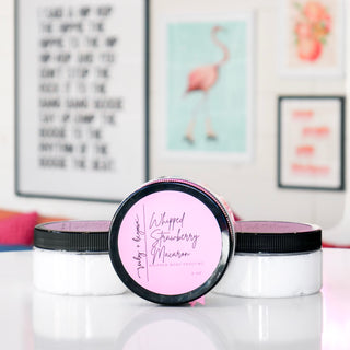 Whipped Strawberry Macaron Whipped Body Frosting