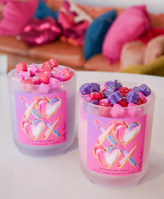 Conversation Heart Soy Candle