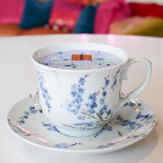 Blue Flower Teacup - Bewitched