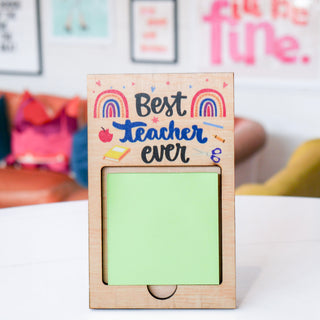 Teacher Appreciation Sticky Note Holder