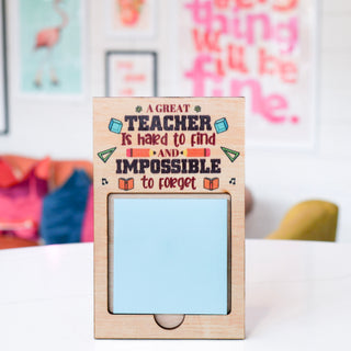 Teacher Appreciation Sticky Note Holder