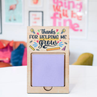 Teacher Appreciation Sticky Note Holder