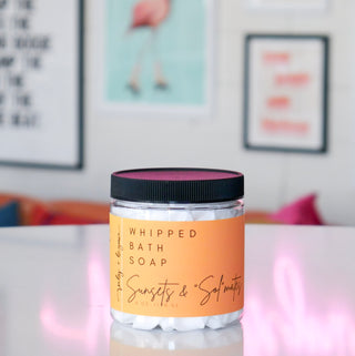 Sunsets + 'Sol' Mates Whipped Bath Soap