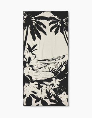 Aloha Shores Geometry Beach Towel