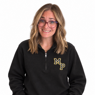 MP Embroidered Quarter Zip Pullover
