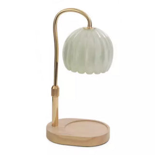 Milk Glass Candle Warmer Lamp