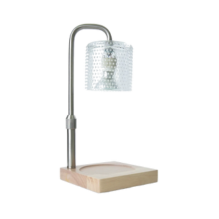 Silver Hobnail Candle Lamp