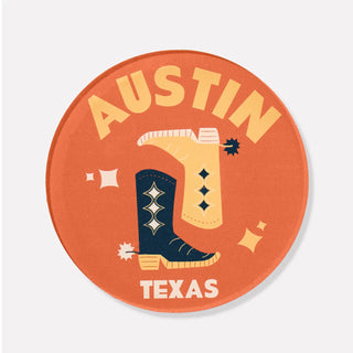 Austin, Texas Acrylic Drink Coaster