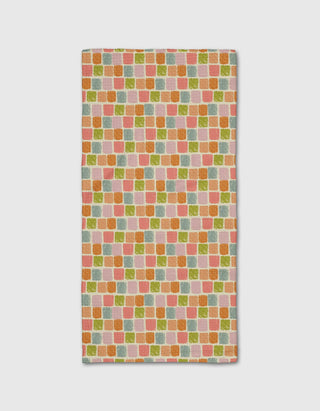 Beachy Tile Geometry Bar Towel
