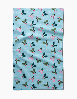 Berries Mint Geometry Kitchen Tea Towels