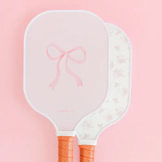 Pink Bow & Floral  Pickleball Paddle