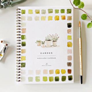 Gardening Watercolor Workbook