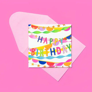 Happy Birthday Card + Envelope