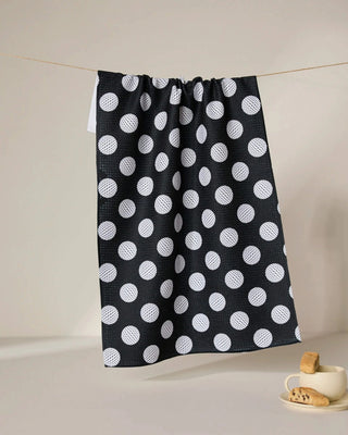 Hole in One Geometry Tea Towel