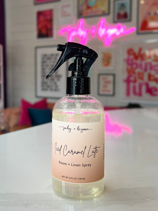 Iced Caramel Latte Room + Linen Spray