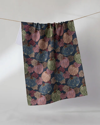 Harvest Moon Geometry Tea Towel