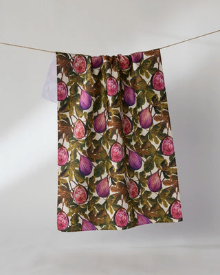 Wild Fig Geometry Tea Towel