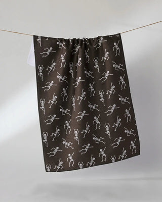 Bone Jamboree Geometry Tea Towel