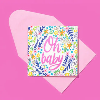 Oh Baby Card + Envelope
