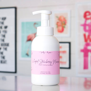 Whipped Strawberry Macaron Organic Foaming Hand Soap