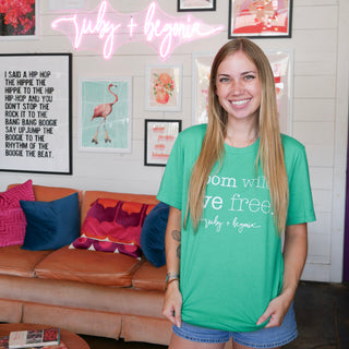 Green Bloom Wild Live Free T-Shirt