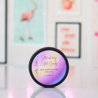 Strawberry Cotton Candy Mini Shimmer Whipped Body Frosting