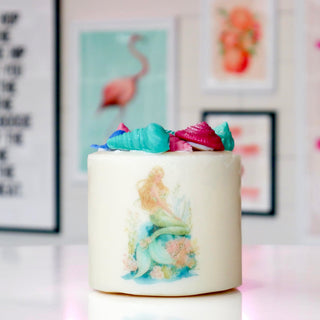 Mermaid Pillar Candle X Large- Italian Ice