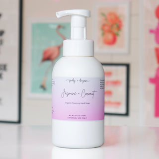 Jasmine + Coconut Organic Foaming Hand Soap