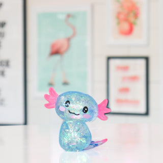 Glitter Axolotl Squishy