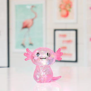 Glitter Axolotl Squishy